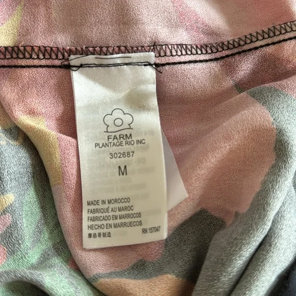 Farm Rio long sleeved floral dress with belted waist - Picture 5 of 12